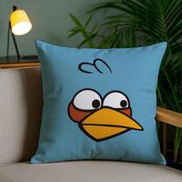 Classic Game A-Angry B-Birds Pillow Case Winter Plush Cushion Cover Double-Sided Print Sofa Pillowcase Home Decor Washable 16x16Inch