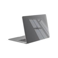 MacBook Pro Transparent Protective Case, Crystal Shell for Apple Laptop Pro 14 skaidri juoda spalva