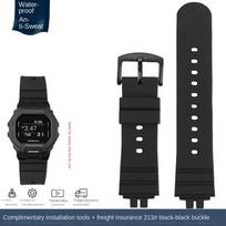 For Casio Series GBD-200GBD-200-1GBD-200UU/SM Black Warrior Waterproof Silicone Rubber Watch Strap Sports Watchband Bracelet For GBD-200 series