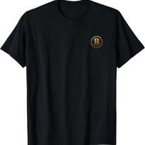 Bitcoin Logo T-Shirt _ Bitcoin-Millionaire _ Crypto-Currency S juoda