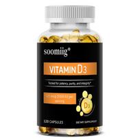Vitamin D3 125 Mcg (5,000 Iu) ,Dietary Supplement,120 Capsules Per Bottle 120 Capsules