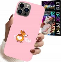 Etui Do Iphone 11 Pro Max - Śmieszne Wzory I Love You Piesek Obudowa