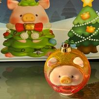 The Lulu Piggy Christmas Land Series Action Figure Cute Trendy Desktop Ornaments Christmas Surprise Gifts For Kids Adults Children's Birthday Gift