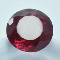 8.00 Carat Natural Red Ruby CERTIFIED Round Shape Loose Gemstone 11.3 mm approx raudona