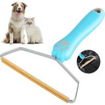 Qiguet Pet Hair Remover Dog Hair Remover - Cat Hair Remover Furniture,Carpet Rake,Pet Hair Removal Tool,Pet Hair Remover for Couch,Pet Towers,Floor mėlyna