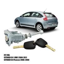 Kairės priekinės durų spynos cilindras su 2 raktais Citroen C4 2004-2011 Picasso 2006-2008