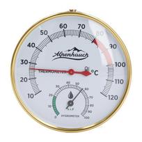 Sauna Thermometer Hygrometer 10 To 120℃ 2 in 1 Sauna Temperature Gauge Wall Mounted Clear Scale Simultaneous Display for Home