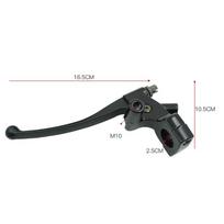 1pair 25mm Motorcycle Brake Pump Front Master Cylinder Hydraulic Brake Lever For Honda SHADOW STEED 600 400 VT600 VT750 L BLACK