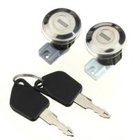 2 vnt. Priekinių durų spynų cilindrų komplektas su raktais Peugeot 106 MK2 1997-2004 205 405 1 pair