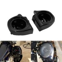 6,5  Motociklo garsiakalbių dėklai Apatinis ventiliuojamas aptakas Harley Touring Electra Glide Road King Street Glide Ultra Classic 1993-13 Speaker Boxes Pods