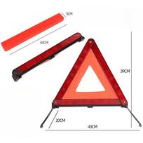 Car Triangle Reflective Tripod Emergency Breakdown Warning Sign Car Accessories raudona