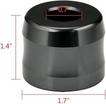 1 Pc Aluminum Alloy Safety Razor Stand Base Men's Shaving Stand for Bathroom Countertops Metal Manual Beard Shaver Holder tamsiai pilka spalva