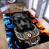 Cool American Bully Theme Carpet Popular Carpet Suitable for Living Room Children's Room Bedroom Playroom Entryway Home Decor 40x60cm