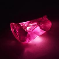 Natural Zircon Pink 129.20 Carat Raw Uncut Rough CERTIFIED Loose Gemstone 35.9 mm approx rožinė