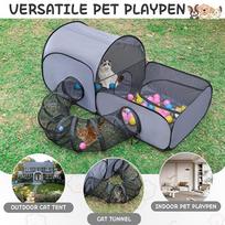 Cat Playpen Dog Playpen Enclosed Cat Playpen Outside House Foldable Enclosure Cat House Tent Pet Supplies for Kitten Puppy China Mainland