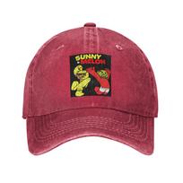 Sunny And Melon Denim Fabric Cap Casual Baseball Caps Adjustable Hat Summer Unisex Baseball Hats One Size