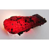 Natural Ruby Red Earth Mined 109.88 Ct CERTIFIED Loose Gemstone Huge Rough 44 mm approx raudona