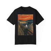 Scream Parody T-Shirt, Scream Parody Unisex Garment-Dyed T-shirt Unisex T-Shirt S įvairiaspalvis