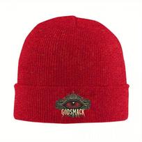 New Godsmack Rock Knitted Hat Womens Unisexs Skullies Beanies Autumn Winter Hat Acrylic Heavy Metal Band Casual Cap