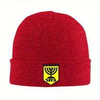 New Beitar Jerusalem FC Beanie Hats Vintage Cap Adult Unisex Outdoor Sport Knit Hat Autumn Winter Graphic Thermal Elastic B