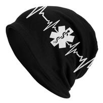 Emergency Medicals Bonnet Hats Casual Outdoor EMT Star Of Life Skullies Beanies Hat Unisexs Womens Summer Head Wrap Caps One Size