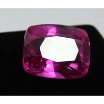 Cushion Cut 9.25 Ct Stunning CERTIFIED Pink Ruby Natural Loose Gemstone 12.3 mm approx rožinė