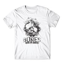 Bad Bones Crew T-Shirt. Skull Shirt 100% Cotton Premium Tee New S įvairiaspalvis