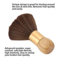 Professional Barber Neck Duster Soft Short Hair Sweep Brush Cleaning Hairbrush  Barber Use