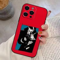 V-Veil Comic K-Kotteri Phone Case For IPhone 17,16,15,14,13,12,11,Plus,Pro,Max,Plus,XS,soft case Black silicone iPhone16promax