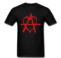 Love Anarchism anonymous revolution revolt fight Capitalism T Shirt Mens Womens Tees Top Unisex Tee 3XL