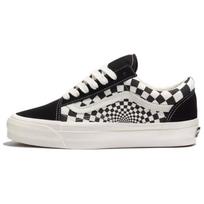 Old Skool Vans 'Radial Checkerboard - Black Marshmallow' VN000CY2T5O 35