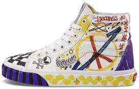 Vans SK8 Hi Galactic Goddes Yellow Blue VN0A38GEVJZ 36.5