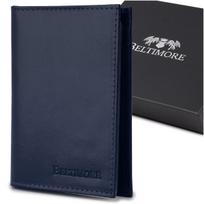 Beltimore Slim Leather Vertical Wallet Business Card Holder