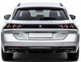 Chromuota juosta ant bagažinės dangčio Peugeot 508 II SW - Elegantiška apsauga ir stilius