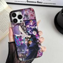 Amine Mobs Psycho 100 Phone Case For iPhone 16 15 17 Pro 11 12 13 14 Pro Max Plus Soft Ripple Silicone Cover Shell iPhone 11