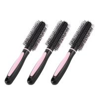 3pcs Round Hair Brush Slipless Curling Roll Comb Hair Styling Brush Home Use for Blow Drying
