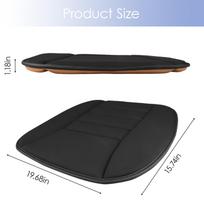 Breathable Fabric Polymer Portable Memory Foam And Non-slip Silicone Gel Car Seat Cushion Foam Seat Cushion Automobiles juoda