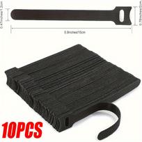 100pcs Releasable Cable Organizer Ties Mouse Earphones Wire Management Nylon Cable Ties Reusable Loop Hoop Tape Straps Tie