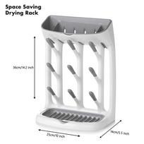 Convenient Baby Bottle and Cup Drying Rack Stand balta