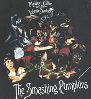 Vintažinis The Smashing Pumpkins L Juodas Mellon Collie Vienos siūlės marškinėlis REPRINT S