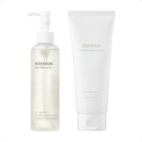 mixsoon Dvigubo žingsnio valymo rinkinys (Centella prausimosi putos 150ml + Pupelių valomasis aliejus 195ml) Duo Set