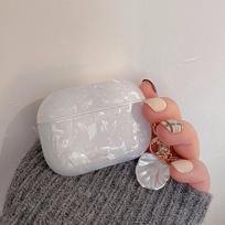 Pearl Earphone Cases For Airpods 4 3 With Pearl Pendant Headphones Protective Cover For Apple Airpod Pro 2 3 1st 2nd Generation Case for Airpods 1 or 2 sniegas