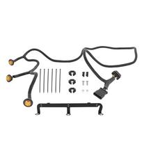 Car Pre-Runner LED Grille Light Bar Kit for 2007-2018 Jeep Wrangler JK 2-Door/Unlimited 4-Door (JK), Plug & Play /Waterproof kaip parodyta spalva