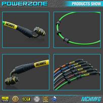 Motorcycle Dirt Bike Braided Steel Hydraulic Reinforce Brake Iine Clutch Oil Hose  Tube 450 To 2300mm 90-90 degree Fit Racing MX 400mm