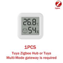 Zigbee 3.0 Smart Tuya Temperature Humidity Sensor APP Remote Control Thermometer For Smart Home Work With Alexa ZHA Zigbee2Mqtt balta