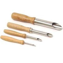 4Pcs Round Hole Punch, Soft Pottery Pottery Sculpture Tool, Sketch Painting Art Tool