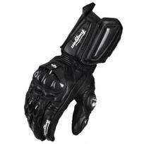 Genuine Leather Men Luva Riding Moto Motorcycle Guantes Racing Equipment Waterproof Riding Touch Screen Motocross Winter Gloves M juoda
