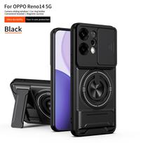 For Oppo Reno 14 Case OPPO Reno14 Pro 5G Cover Phone Case Magsafe Magnetic Fold Holder Military Armor Camera Protection Cover OPPO Reno14