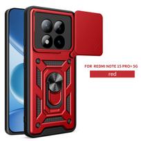 For Redmi Note 15 Pro+ Case Redmi Note 15 Pro Plus Cover Magnetic Ring Holder Armor Phone Case Slide Camera Protect Back Cover Redmi Note 15 Pro+