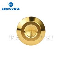 Wanyifa 5/12PCS Titanium Ti Bolt M6x12/15/20/25/30/35mm Allen Key Hex Head Screw for Bicycle Motorcycle Brake 5PCS auksas